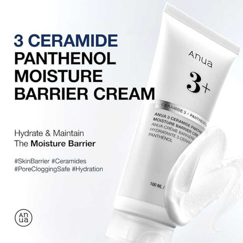 3 Ceramide Panthenol Moisture Barrier Cream, 100ml - WowSkin Romania