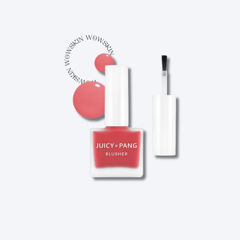 Apieu Juicy Pang Water Blusher RD01 Cherry – blush lichid rosu-roz pentru un efect natural si luminos