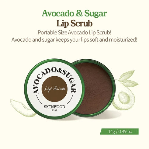 Avocado & Sugar Lip Scrub - WowSkin Romania