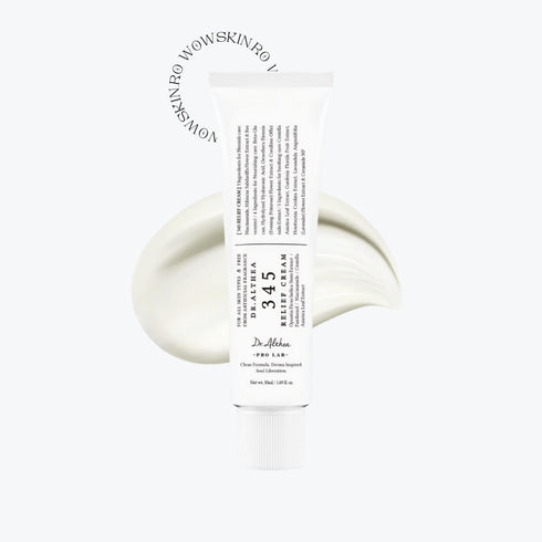 Dr Althea 345 Relief Cream - WowSkin Romania Dr. Althea 345 Relief Cream calmează pielea iritată și sensibilă cu un complex botanic inovator. Ideală pentru tenul cu roșeață sau acnee. Cremă coreeană cu efect antiinflamator și regenerant. wowskin.ro