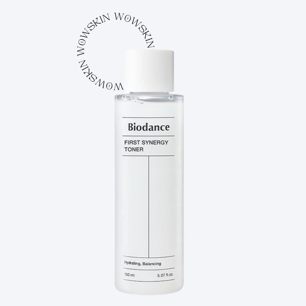 Biodance First Synergy Toner echilibrează pH-ul pielii și pregătește tenul pentru hidratare, fiind ideal pentru orice rutină coreeană de skincare. Textură lejeră, absorbție rapidă. wowskin.ro