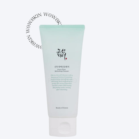 Beauty of Joseon Green Plum Refreshing Cleanser curăță delicat impuritățile și excesul de sebum. Formula naturală cu extract de prune verzi revitalizează și calmează tenul. wowskin.ro