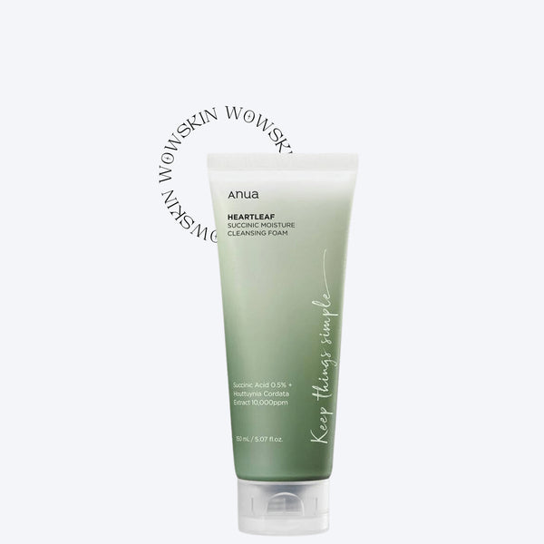 Anua Heartleaf Succinic Moisture Cleansing Foam curăță delicat și hidratează în profunzime.
Ideală pentru ten sensibil, cu extract de Houttuynia Cordata și acid succinic. WowSkin Romania