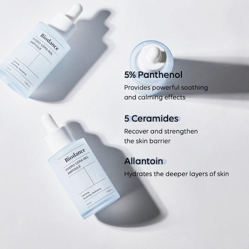 Reechilibrează și întărește pielea cu ampoule-ul Biodance Cera-nol, formulat cu ingrediente active pentru hidratare profundă și regenerare celulară. wowskin.ro