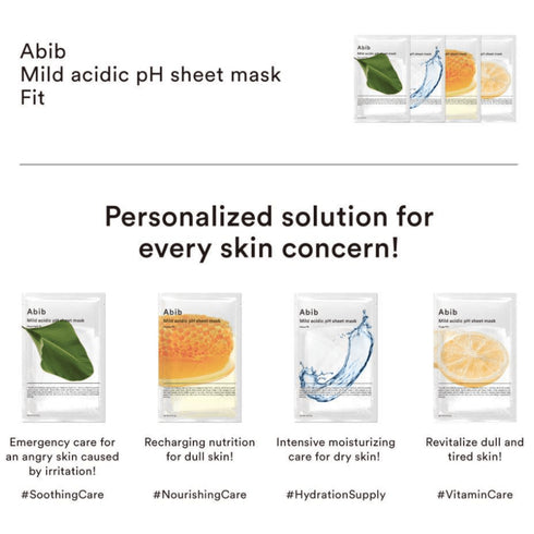 Abib Yuja Fit Sheet Mask – pH echilibrat, strălucire naturală
O mască simplă, dar extrem de eficientă. Cu extract de Yuja bogat în vitamina C și un pH de 5.5, această mască oferă hidratare, luminozitate și echilibru pielii tale. Ideală pentru tenul tern sau stresat, este parte dintr-o rutină coreeană de îngrijire a pielii curată și eficientă.
