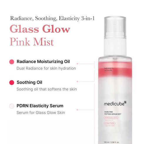 PDRN Pink Glutathione Serum Mist, 100ml - WowSkin Romania