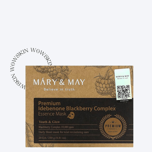 Premium Idebenone Blackberry Complex Essence Mask - WowSkin Romania
