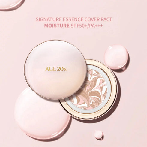 Machiaj coreean cu acoperire medie și efect de piele sănătoasă
AGE 20’s Essence Cover Pact Moisture 21 uniformizează nuanța tenului și hidratează pielea, oferind un aspect natural și proaspăt. WowSkin Romania