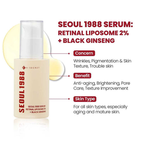 Retinal Liposome 2% + Black Ginseng 30ml