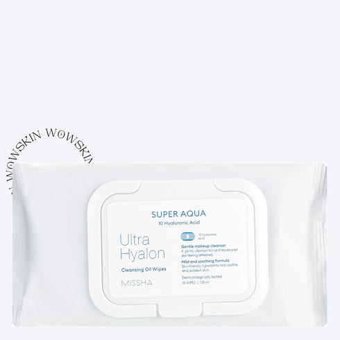 Super Aqua Ultra Hyalron Cleansing Oil Wipes