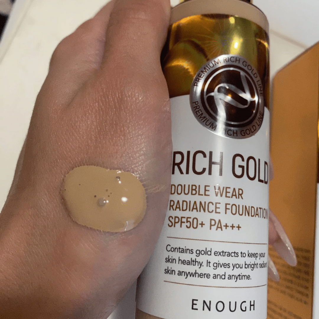 Enough Rich Gold Double Wear Radiance Foundation SPF50 #13 – WowSkin ...