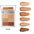 Paleta Amuse Sheer Nude 01 conține tonuri nude subtile, potrivite pentru toate tipurile de ten. Machiaj coreean cu finisaj natural, în ambalaj eco-friendly.