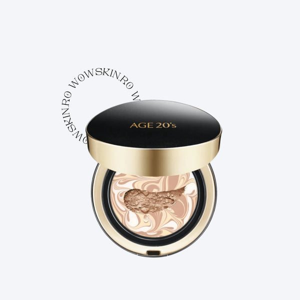 Fond de ten compact cu acoperire perfectă și hidratare intensă
AGE 20's Signature Essence Cover Pact Intense 21 combină acoperirea completă cu o formulă esențială hidratantă, pentru un ten impecabil și luminos. WowSkin Romania