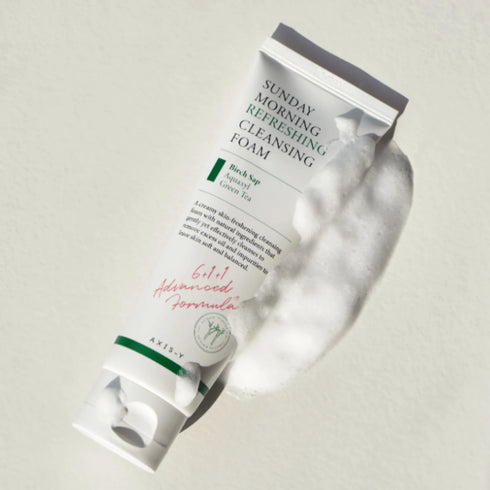 Spumă de curățare facială blândă AXIS-Y, formulată cu ingrediente naturale. Lasă pielea proaspătă, hidratată și netedă.