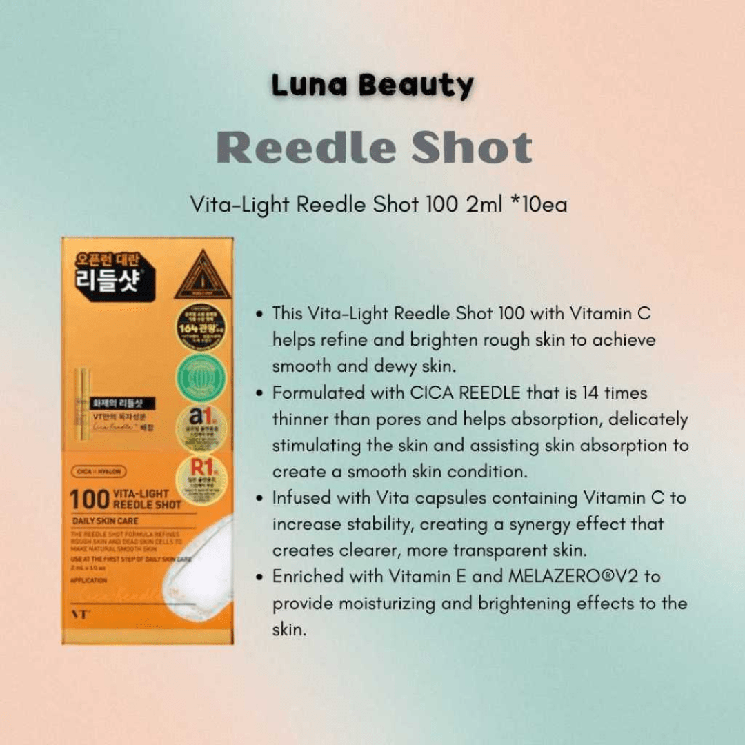 100 VITA - LIGHT REEDLE SHOT (2ml*10ea) - WowSkin Romania