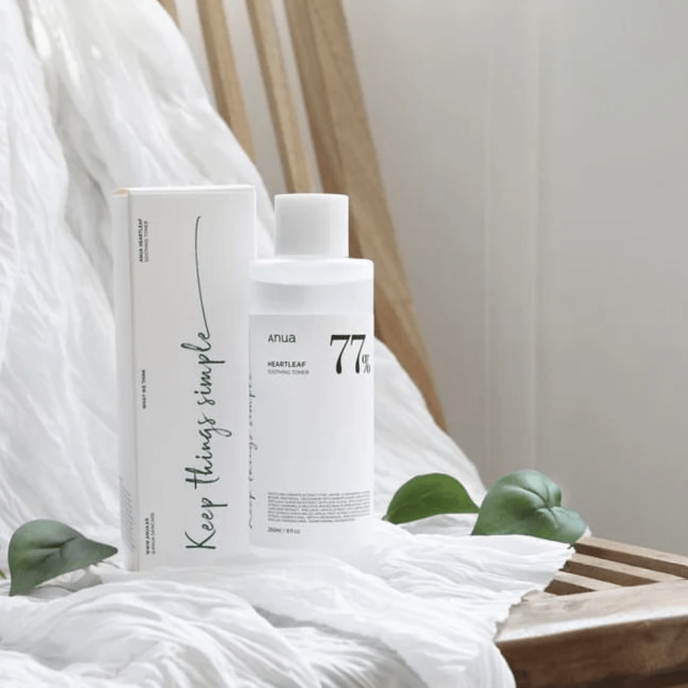ANUA Heartleaf 77% Toner + Cleansing Oil – routine coreeană de îngrijire a tenului