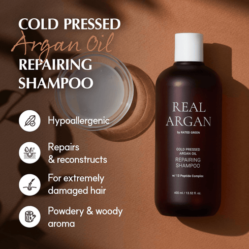 Argan Oil Repairing Shampoo, 400ml