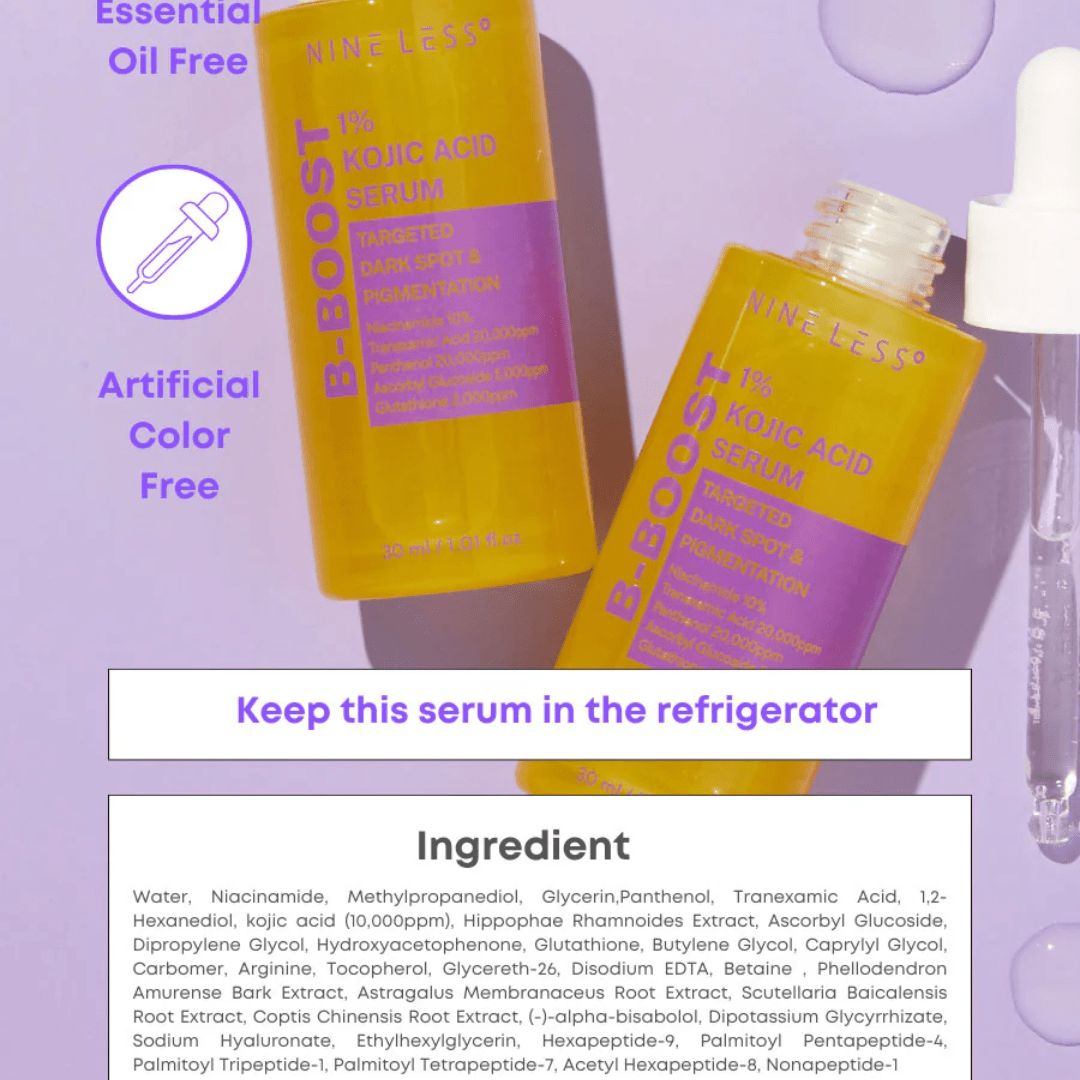 B - Boost 1% Kojic Acid Serum, 30ml - WowSkin Romania