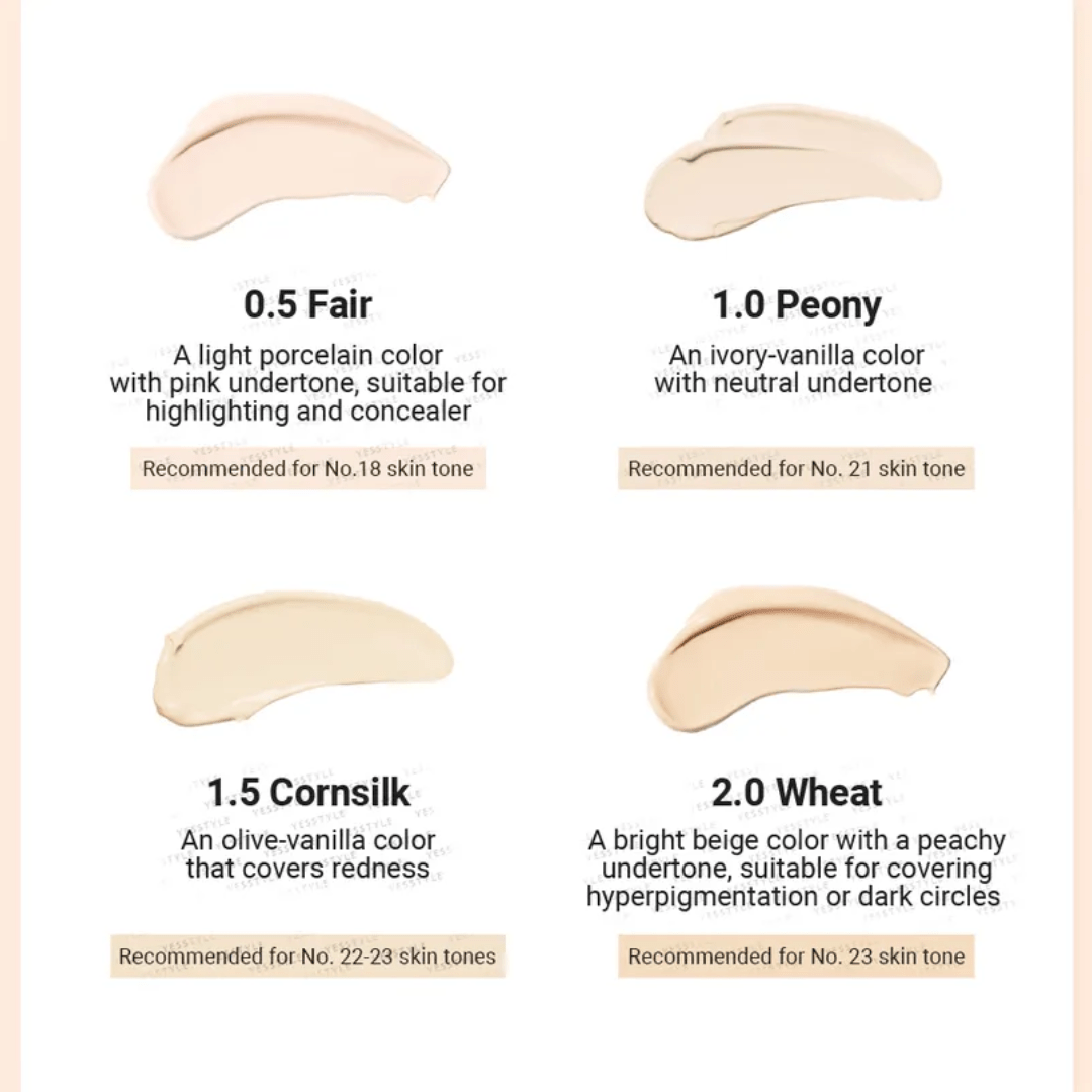 Bye Bye My Blemish Concealer No. 1.0 Peony - WowSkin Romania