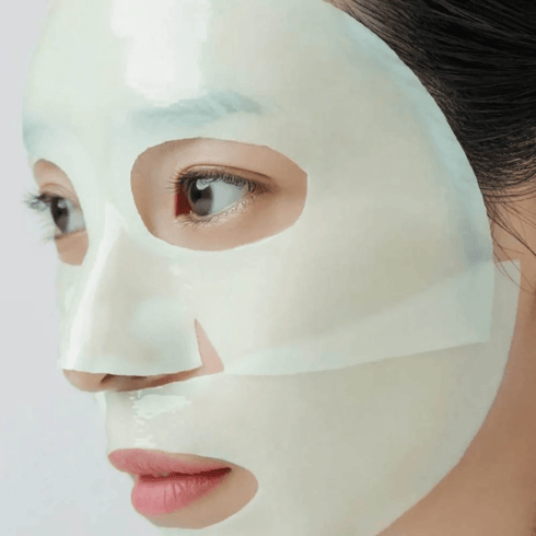 Maschera gel al collagene Gelatina di foglie di cuore