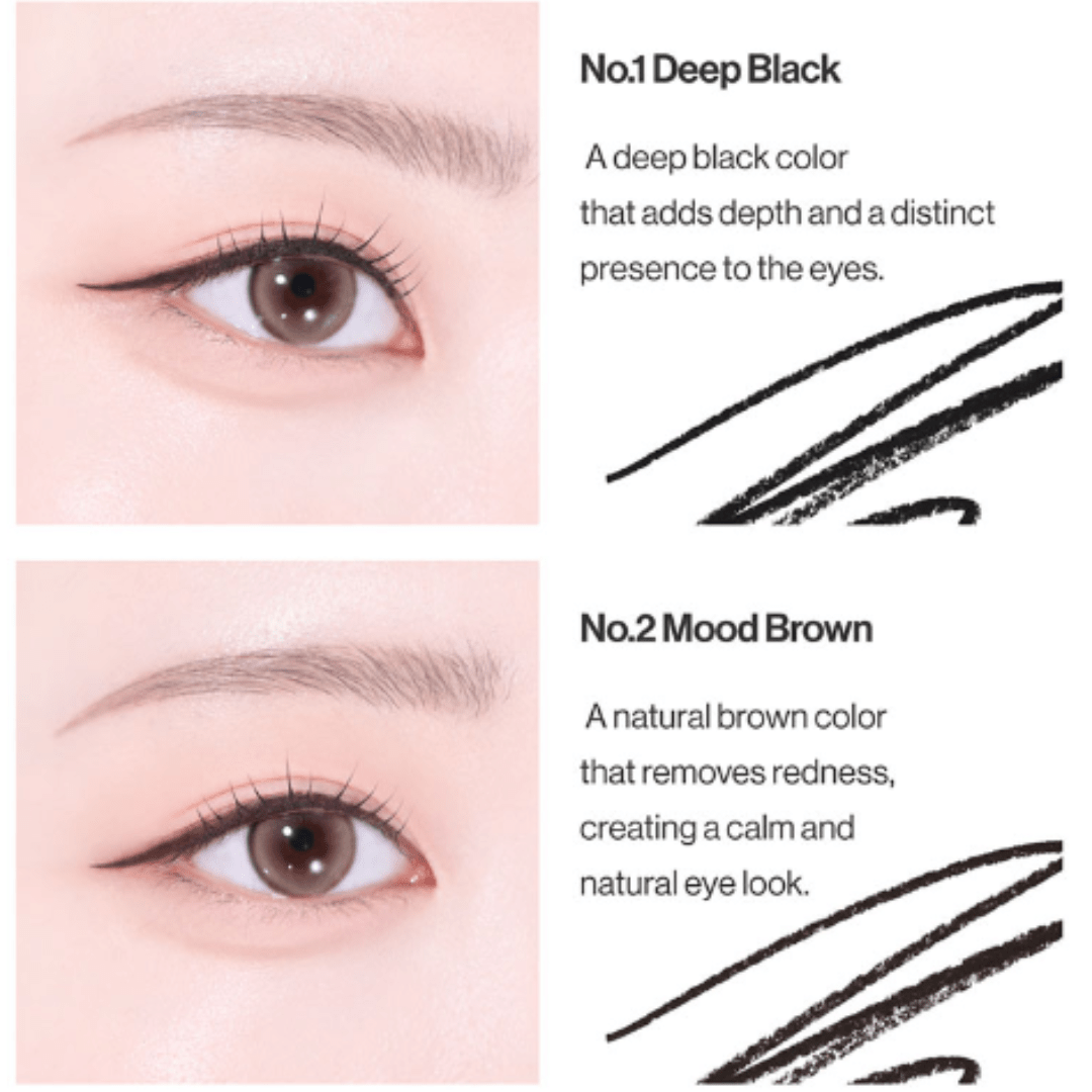 Easy Glide Flat Eyeliner No 1 Deep Black - WowSkin Romania