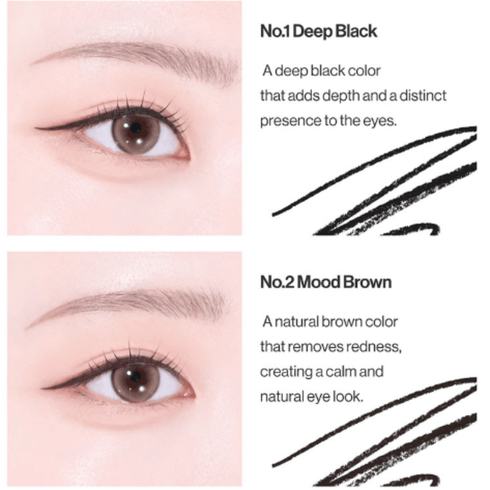 Easy Glide Flat Eyeliner No 1 Deep Black