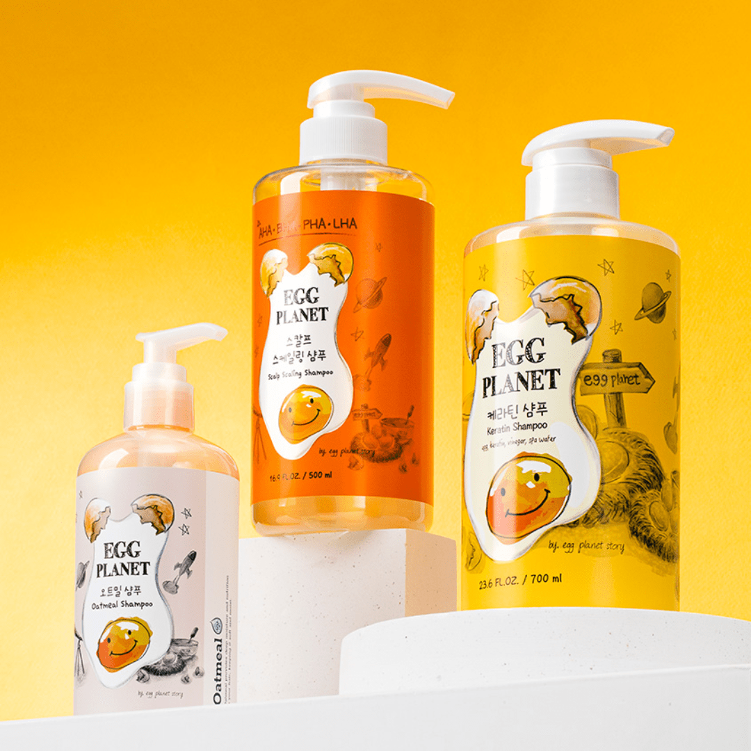 EGG PLANET Keratin Sampon, 700 ml - WowSkin Romania