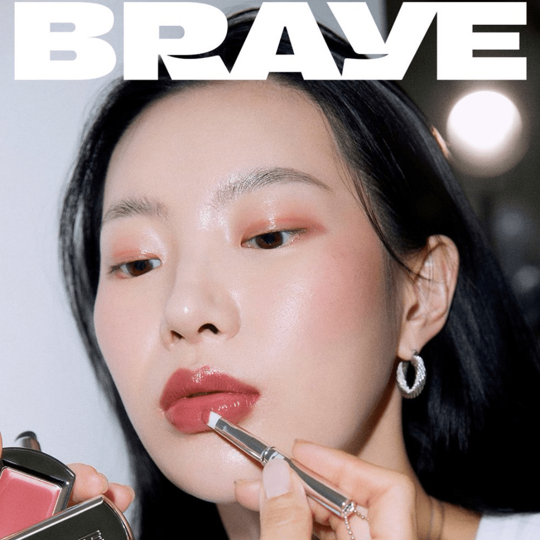 Perie pentru vârful degetului BRAYE – exfoliere, aplicare lip tint și masaj buze