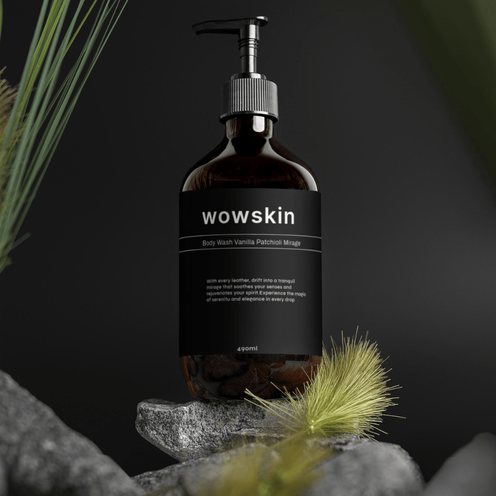 Gel de duși, Patchouli & Amber Vanilla - WowSkin Romania