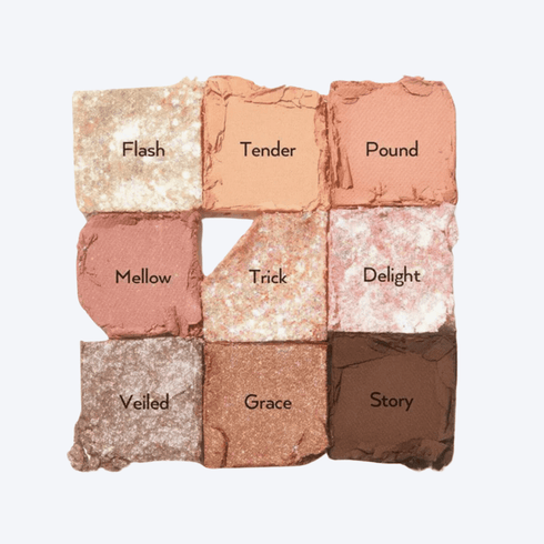 Glitterpedia Eye Palette - 5 All of Dusty Rose