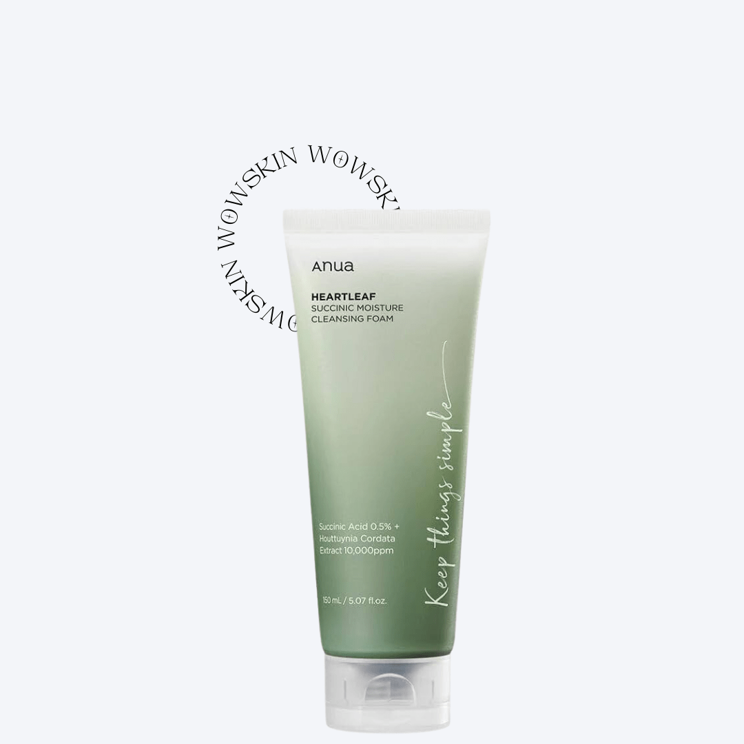 Anua Heartleaf Succinic Moisture Cleansing Foam curăță delicat și hidratează în profunzime.
Ideală pentru ten sensibil, cu extract de Houttuynia Cordata și acid succinic. WowSkin Romania