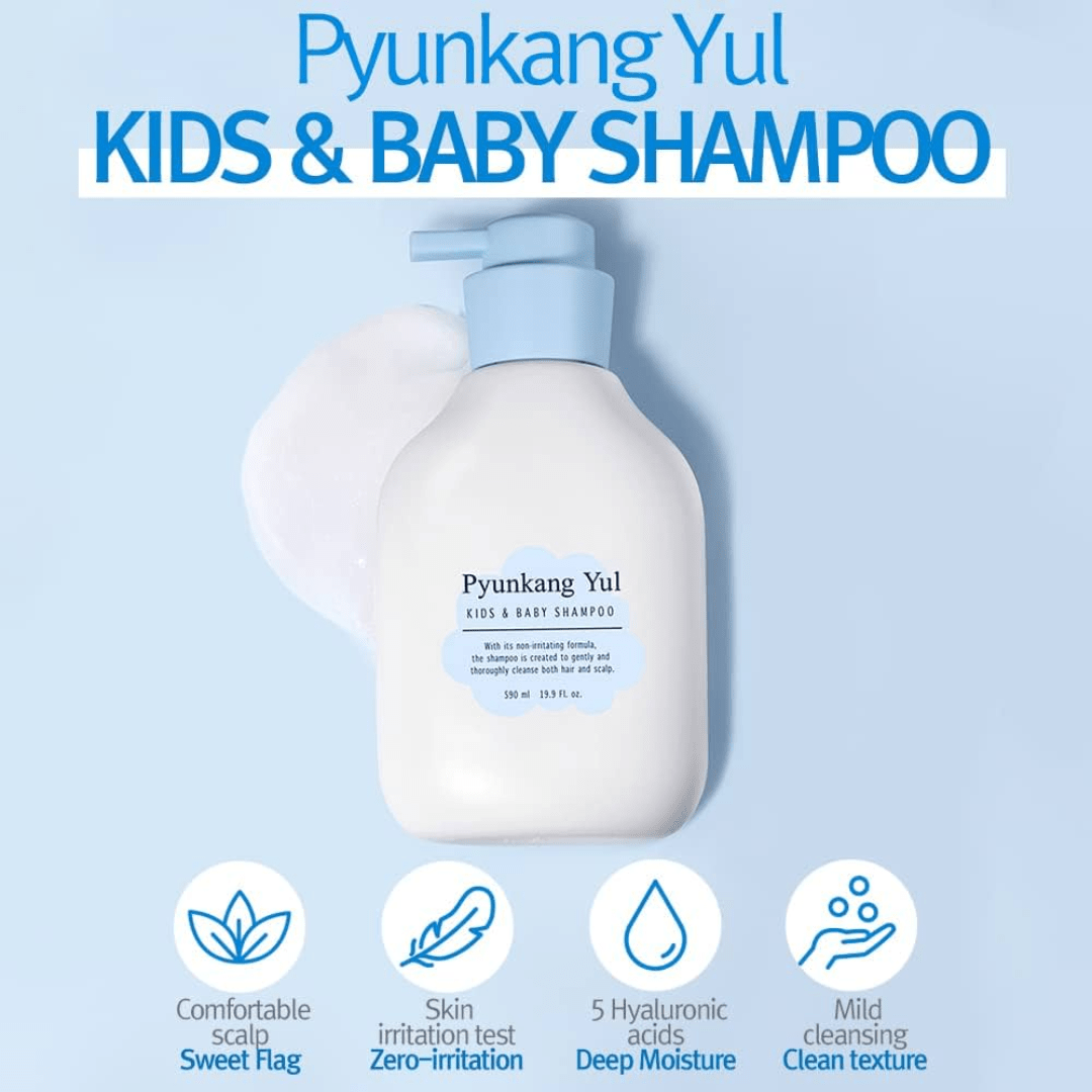 Șamponul Pyunkang Yul Kids & Baby este ideal pentru îngrijirea părului și scalpului bebelușilor. Șampon curăță eficient, fiind potrivit pentru pielea sensibilă a bebelușilor. Pyunkang Yul Kids & Baby Shampoo oferă o curățare blândă, lăsând părul bebelușilor moale și sănătos. Ambalajul de 590 ml asigură o utilizare îndelungată, fiind perfect pentru rutina zilnică de îngrijire a bebelușilor. Alege Pyunkang Yul Kids & Baby Shampoo pentru a oferi cea mai bună protecție și curățare pentru părul bebelușilor 
