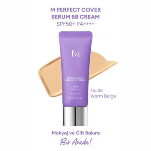 M Perfect Cover Serum BB Cream #25 Warm Beige, 20 ml