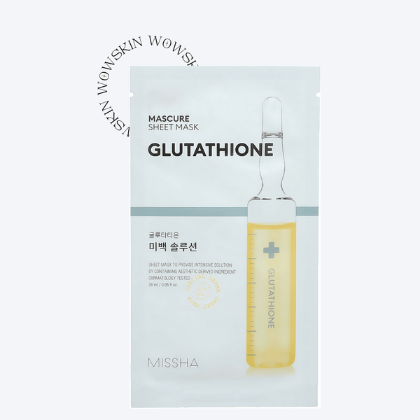 Mascure Whitening Glutathione Sheet Mask, 28 ml