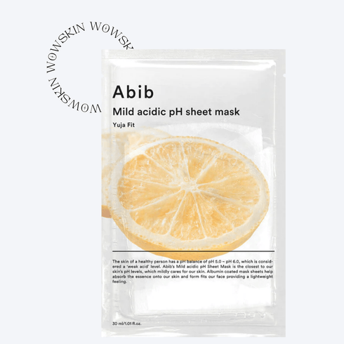 Mild Acidic pH Sheet Mask_Yuja Fit