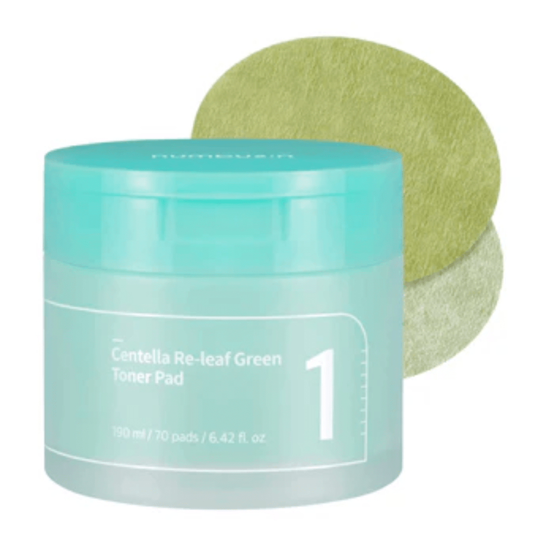 No. 1 Centella Re-leaf Green Toner Pad 190ml - WowSkin Romania