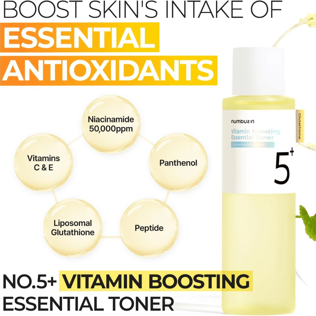 No.5 Vitamin Boosting Essential Toner 200ml - WowSkin Romania