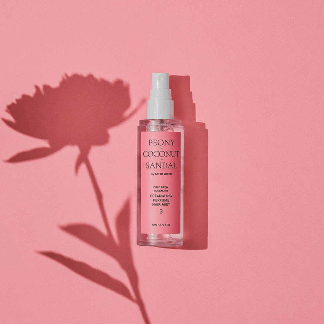 Peony Coconut Sandal Detanglling Perfume Hair Mist 03 - WowSkin Romania