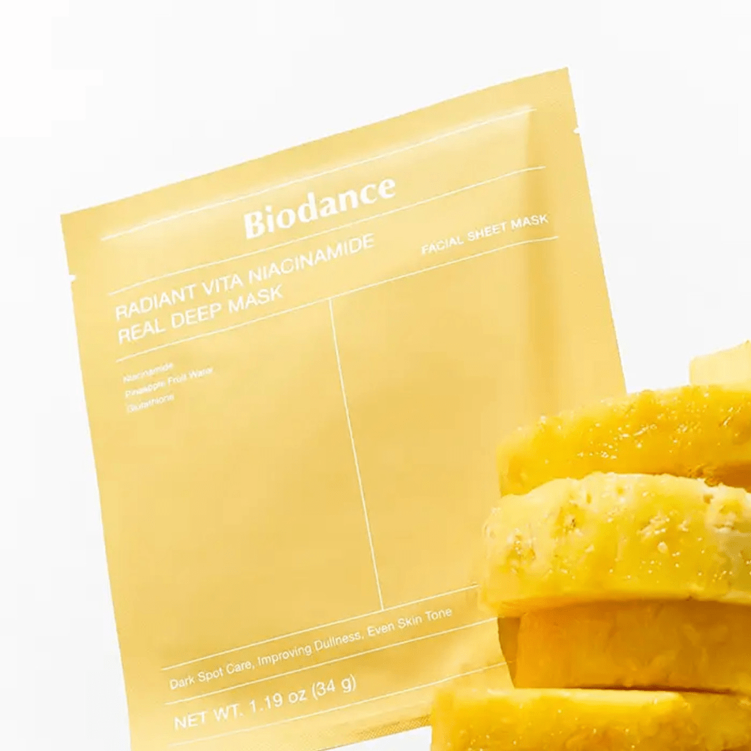 Detalii produs Biodance Radiant Vita Niacinamide Real Deep Mask – uniformizare ton piele, hidratare intensă, strălucire