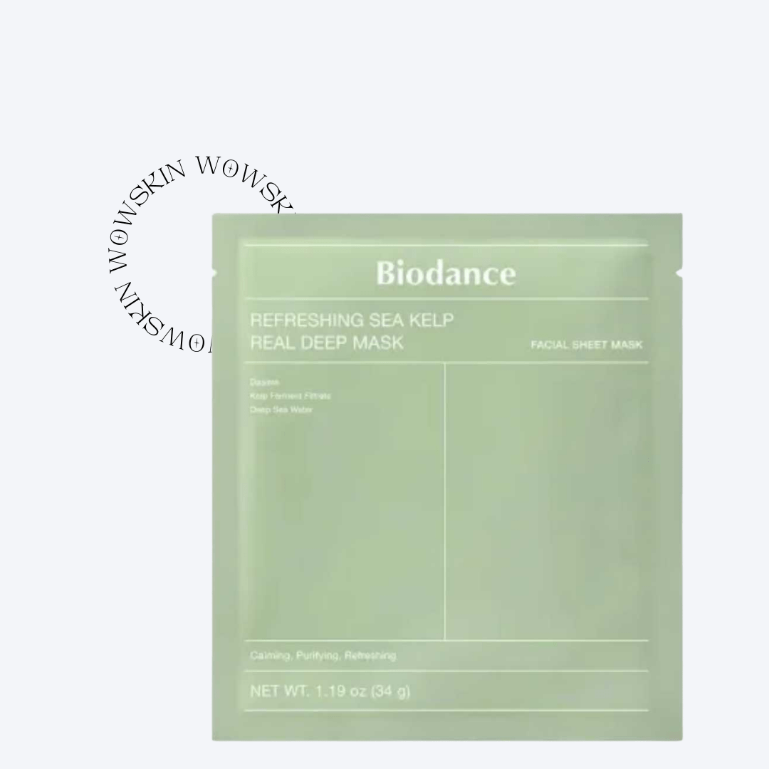 Biodance Refreshing Sea Kelp Real Deep Mask – mască gel cu alge marine pentru calmare şi sebum