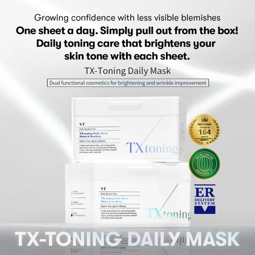 TX - TONING DAILY MASK, 30 pcs - WowSkin Romania