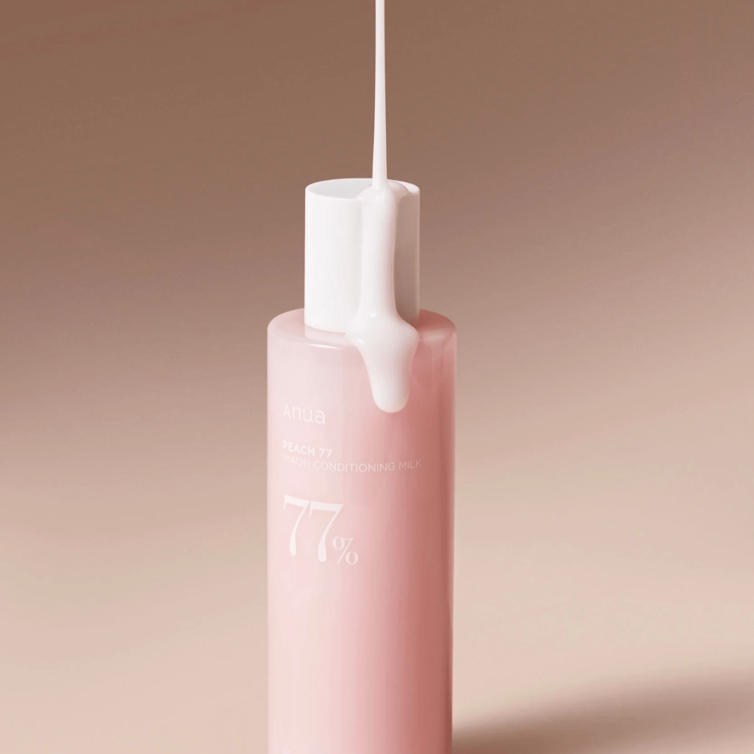 Redă pielii strălucirea naturală cu laptele tonifiant Anua Peach 77 Niacin.
Ideal pentru ten tern, deshidratat sau cu pete pigmentare.