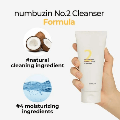 Numbuzin Deep Clean Fresh Cream Cleanser -No. 2