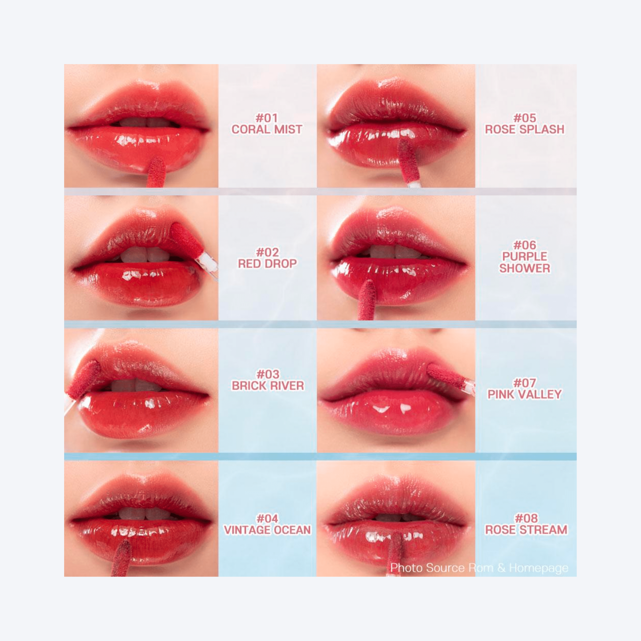 Glasting Water Tint 02 Red Drop - WowSkin Romania