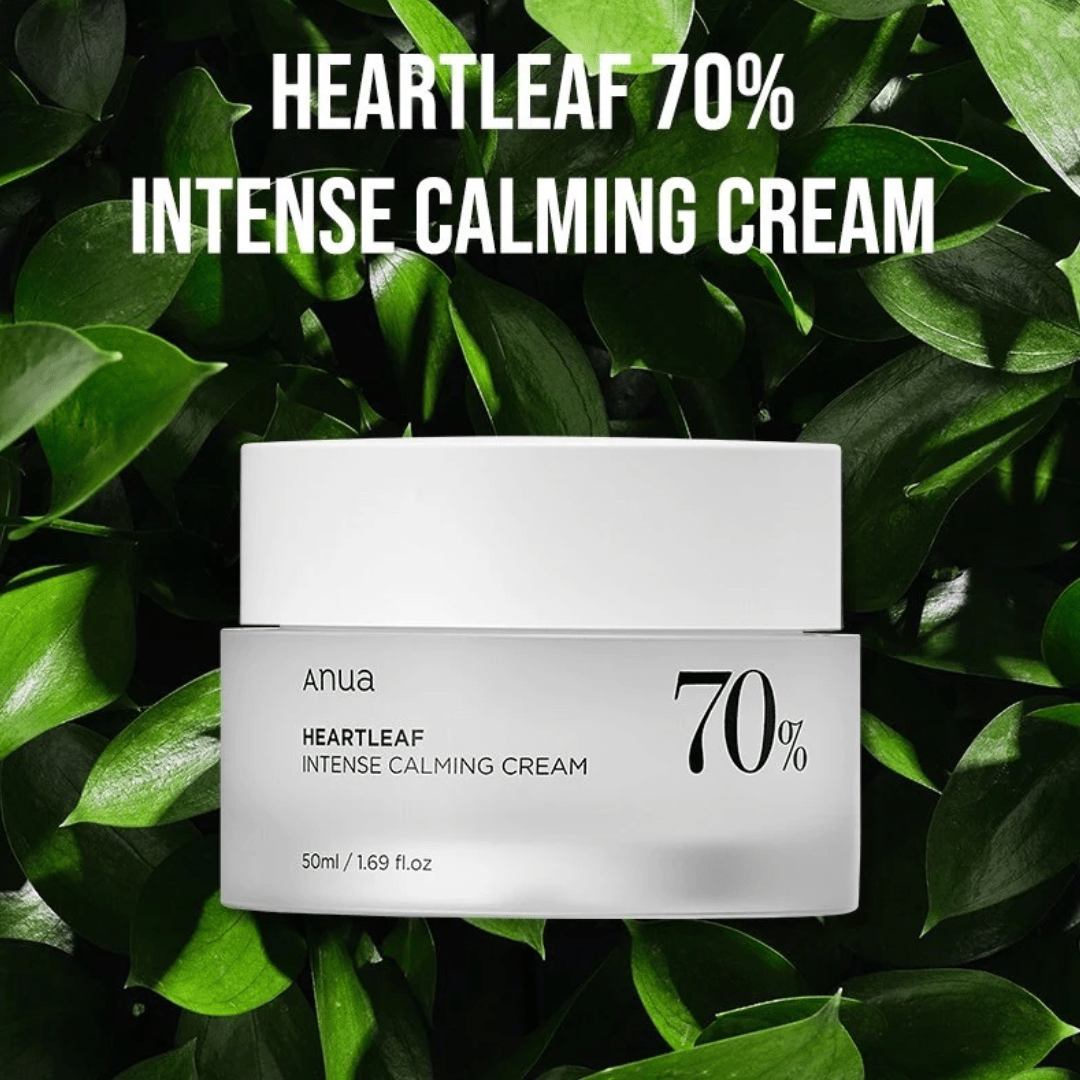 Anua Intense Calming Cream protejează bariera pielii și reduce sensibilitatea. Ideală pentru o rutină coreeană completă de îngrijire pentru piele iritată și deshidratată.