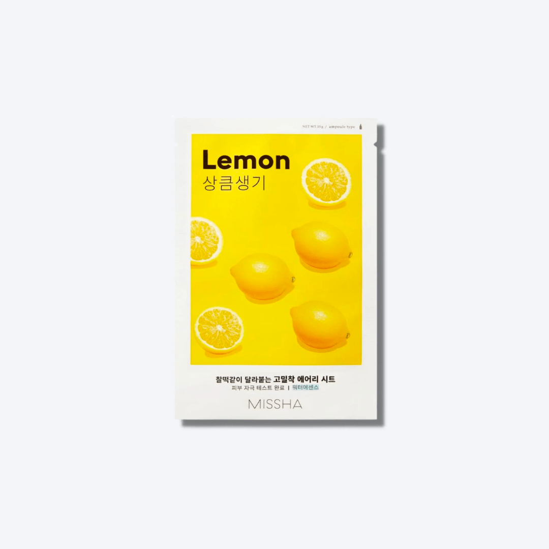 Missha Airy Fit Sheet Mask Lemon - WowSkin Romania