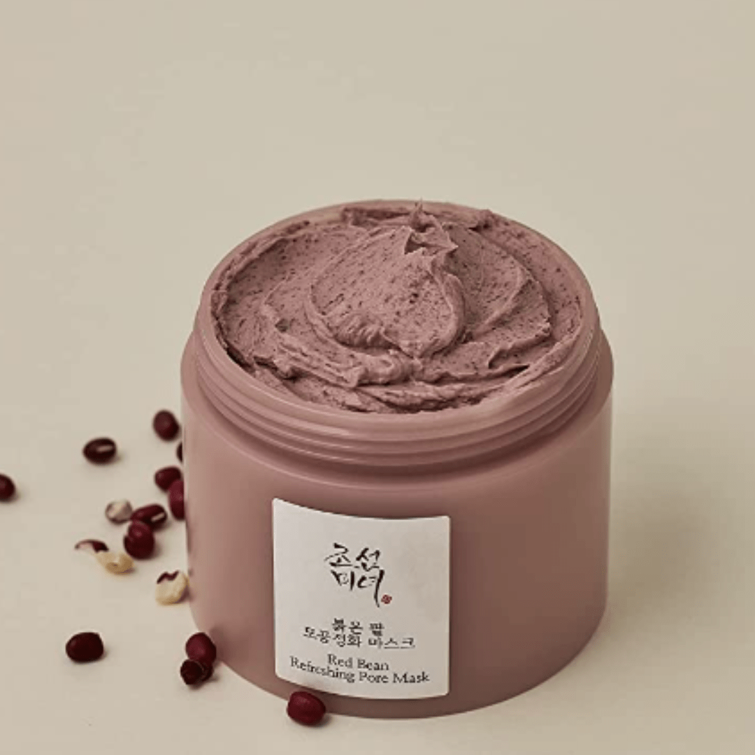 Mască coreeană cu fasole roșie pentru purificarea și hidratarea tenului mixt și gras. Beauty of Joseon Red Bean Pore Mask detoxifică și lasă pielea catifelată și echilibrată. wowskin.ro
