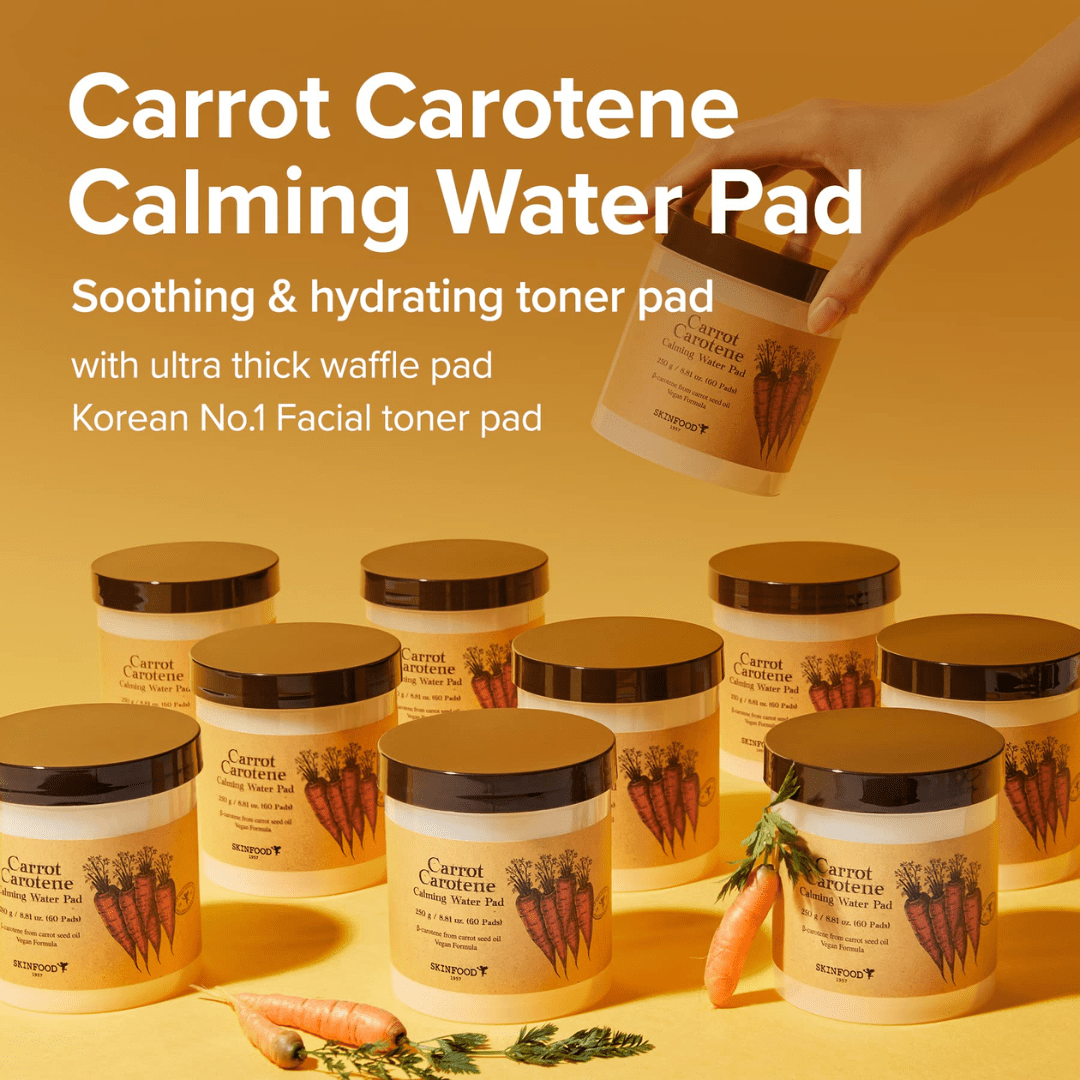 Skinfood Carrot Carotene Calming Water Pad - WowSkin Romania